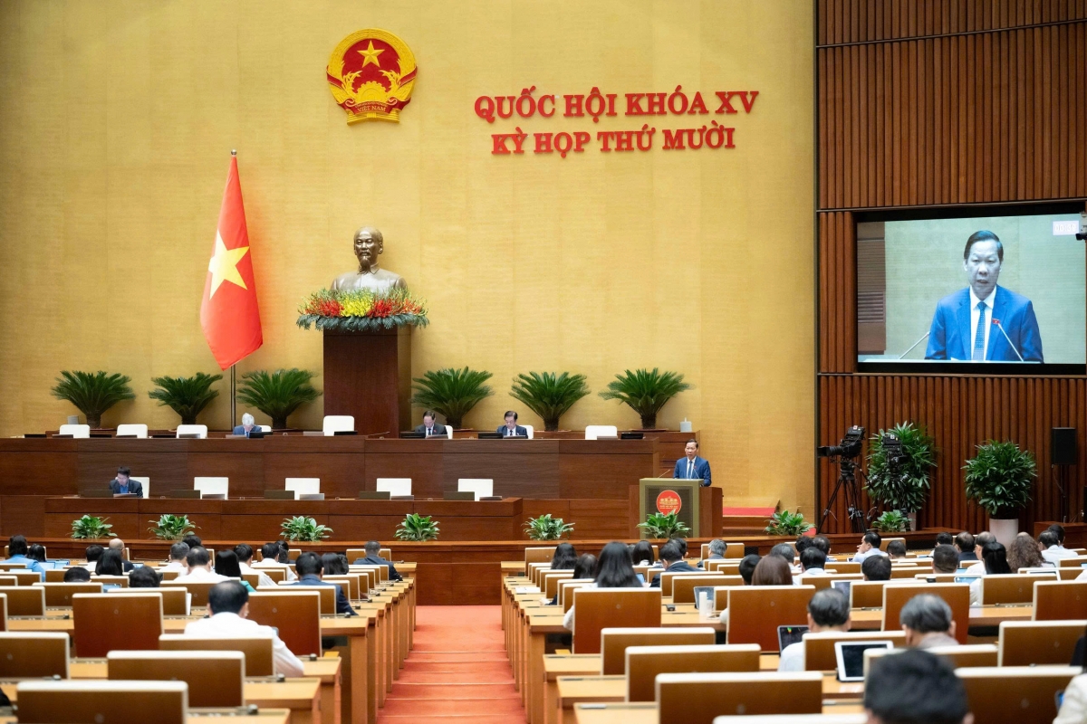 Sáng ngày 17/11, Quốc hội nghe đại diện Chính phủ trình bày Tờ trình về dự thảo Luật Dự trữ Quốc gia (sửa đổi).