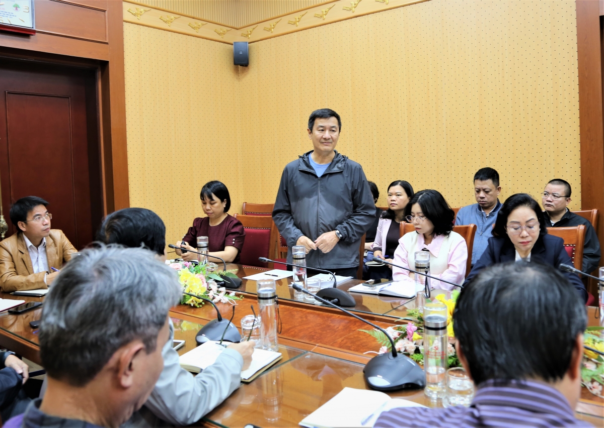 Tổng Biên tập Tạp chí Người cao tuổi Trần Duy Phương phát biểu Tổng Biên tập Tạp chí Người cao tuổi Trần Duy Phương phát biểu