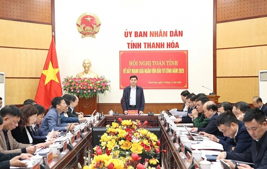 Thanh Hóa giải ngân vốn đầu tư công đạt trên 16.000 tỷ đồng