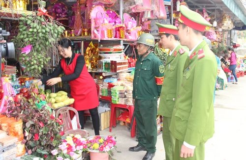 Công an TX. Bỉm Sơn tăng cường công tác kiểm tra đảm bảo vệ sinh ATTP.