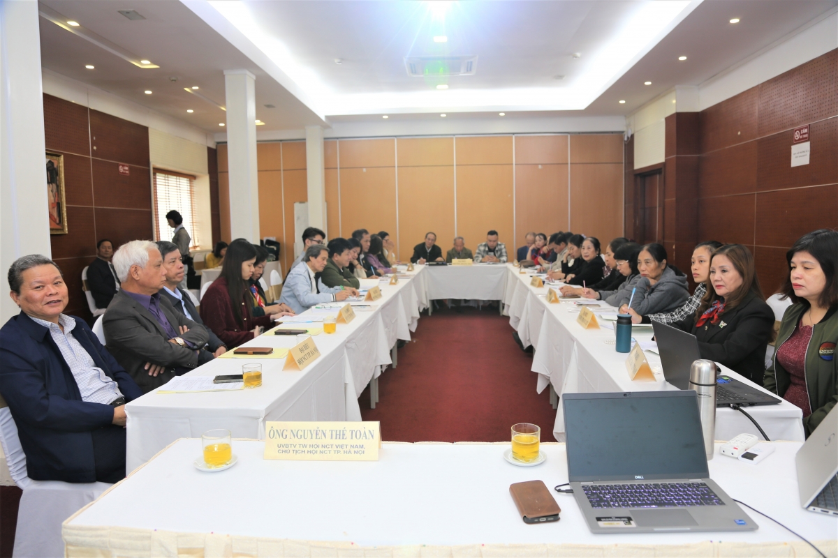 Tập huấn nâng cao năng lực cho đội ngũ cán bộ làm công tác Hội luôn được Hội NCT TP Hà Nội quan tâm