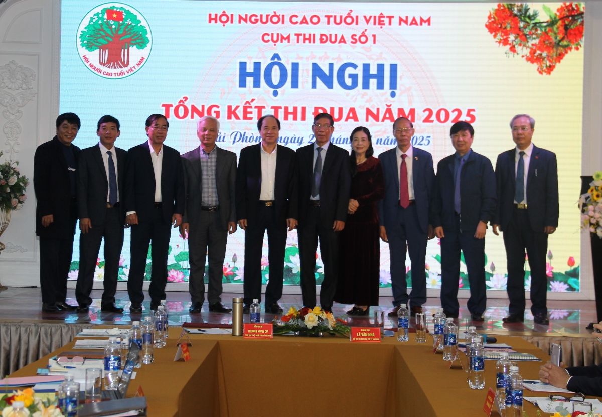 Cụm thi đua số I Hội NCT Việt Nam tổng kết công tác năm 2025: Nhiều kết quả nổi bật