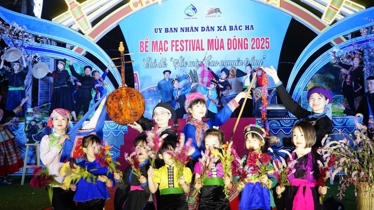 Lễ bế mạc Festival mùa đông “Sắc màu Cao nguyên” Bắc Hà năm 2025