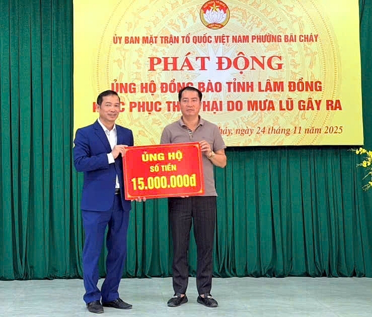 Chung sức, đồng lòng cùng tỉnh Lâm Đồng khắc phục thiên tai