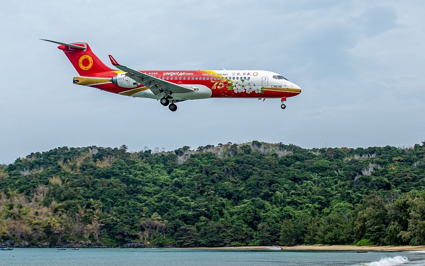 Các chuyến bay được Vietjet khai thác bằng tàu bay hiện đại