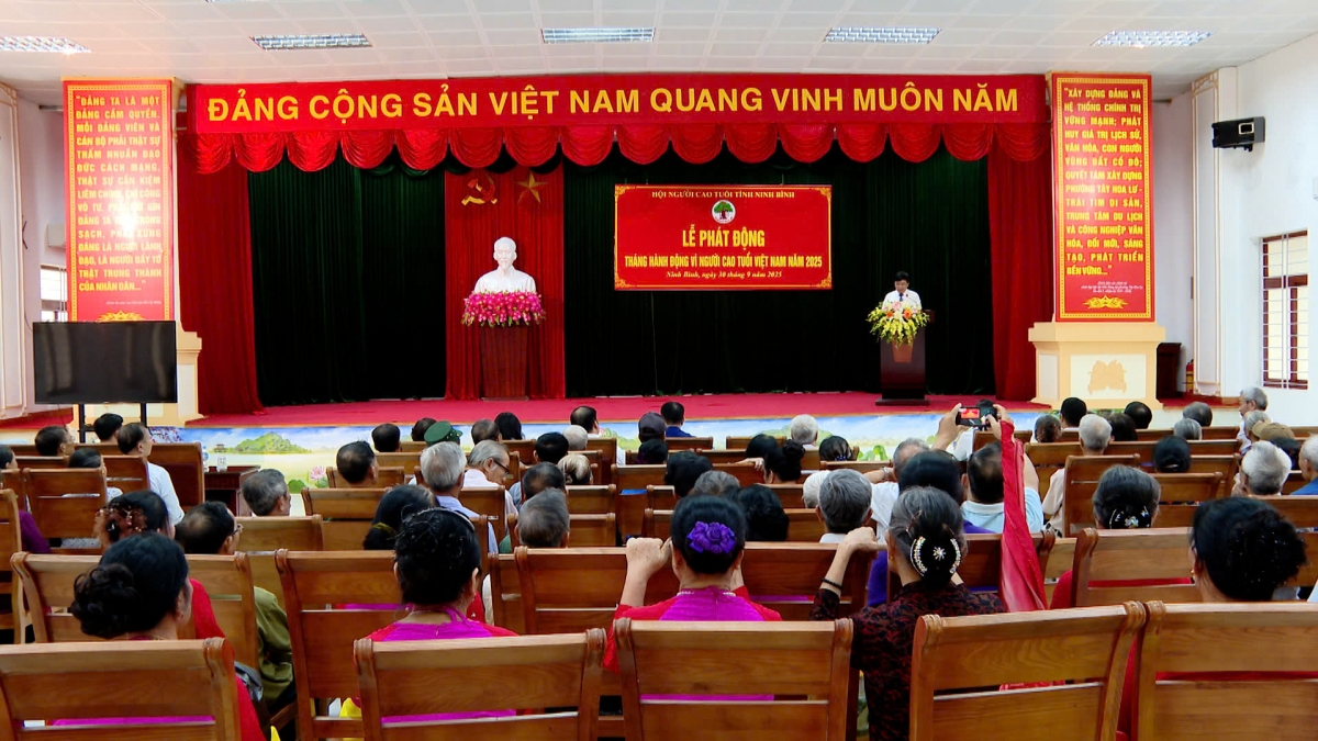Lễ phát động Tháng hành động vì NCT Việt Nam năm 2025 tỉnh Ninh Bình