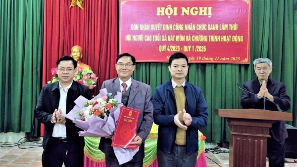 Kiện toàn tổ chức Hội NCT, công nhận các chức danh lâm thời