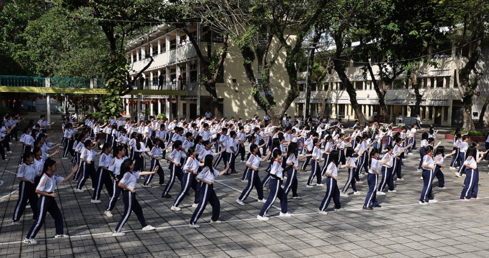 Nestlé MILO tiếp sức học sinh trước kỷ lục đồng diễn võ nhạc Vovinam