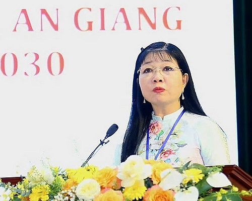 Bà Trần Thị Thanh Hương, Phó Bí thư Tỉnh ủy giữ chức Chủ tịch MTTQ Việt Nam tỉnh An Giang nhiệm kỳ 2025 - 2030