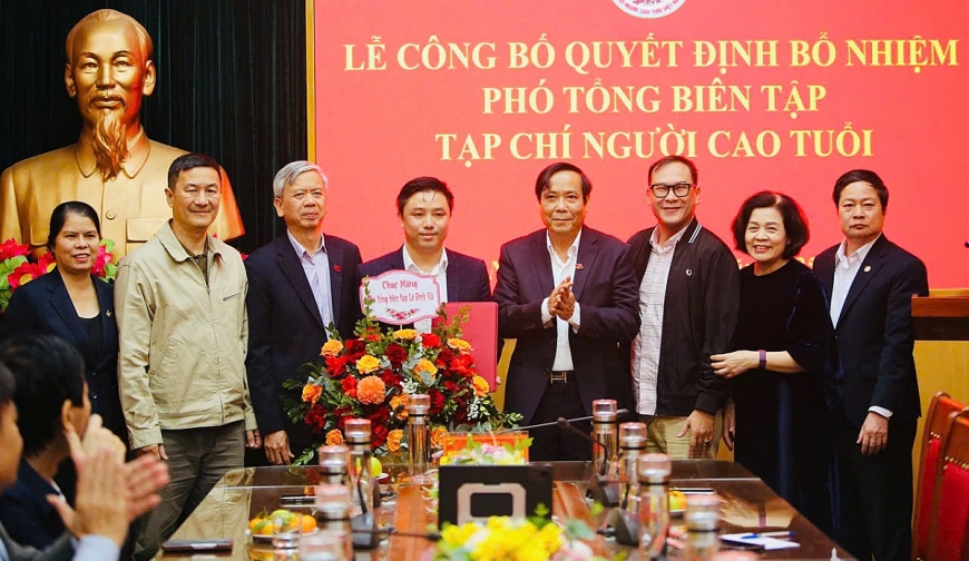 Nhà báo Lê Đình Vũ làm Phó Tổng Biên tập Tạp chí Người cao tuổi