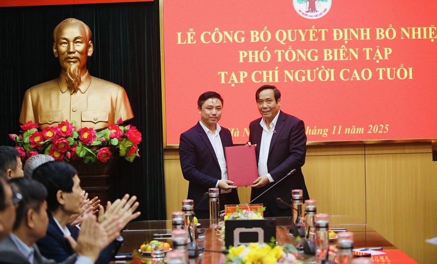 Ông Lê Đình Vũ được bổ nhiệm Phó Tổng Biên tập Tạp chí Người cao tuổi