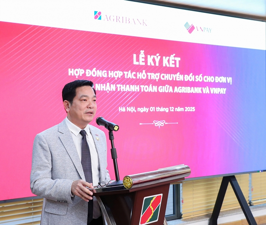 Ông Lê Tánh - Phó Chủ tịch Hội đồng quản trị, Tổng Giám đốc VNPAY phát biểu.