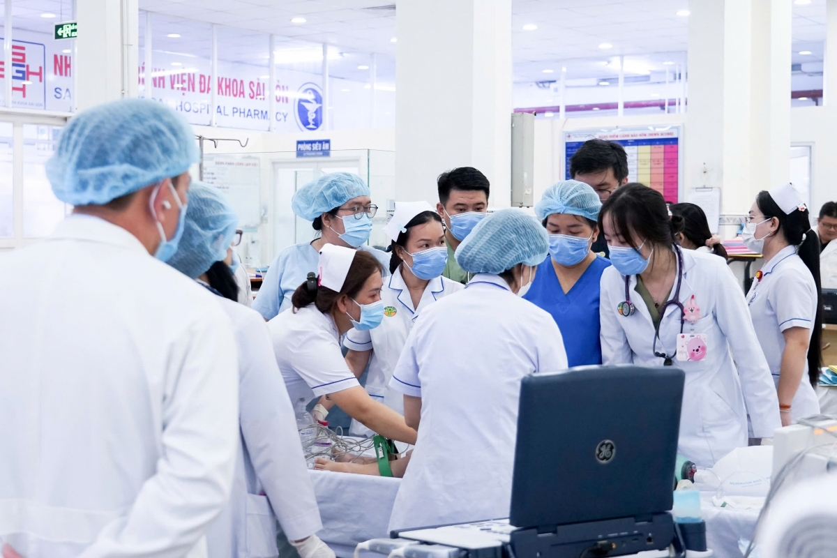 bệnh viện Nhân dân Gia Định điều trị nạn nhân cháy