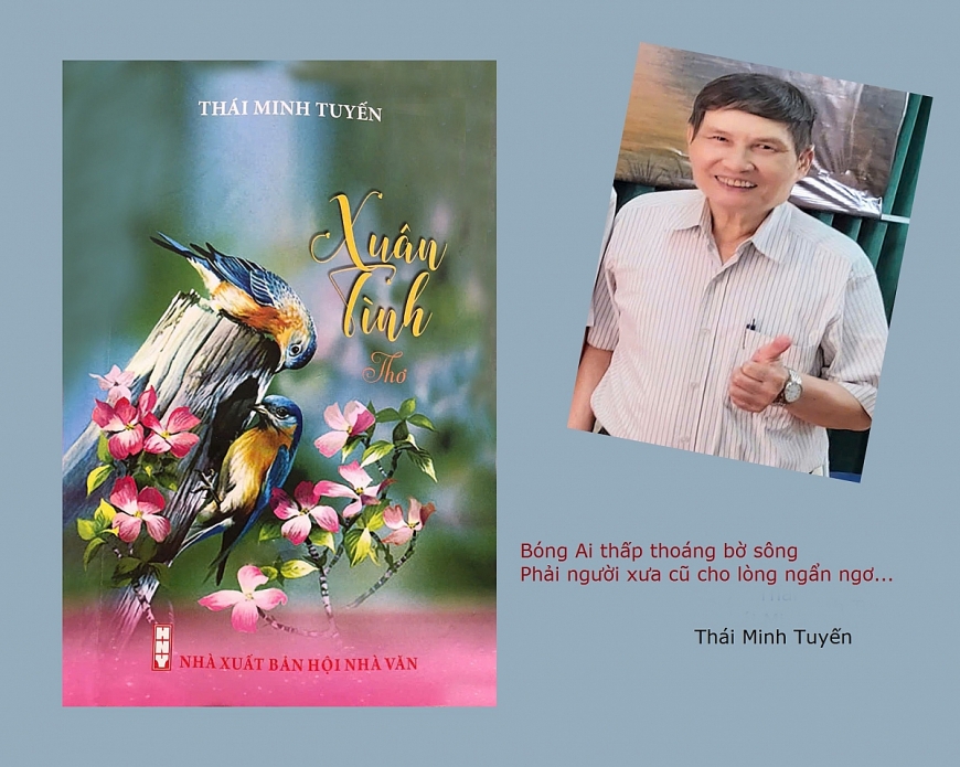 Bìa tập thơ “Xuân tình”.