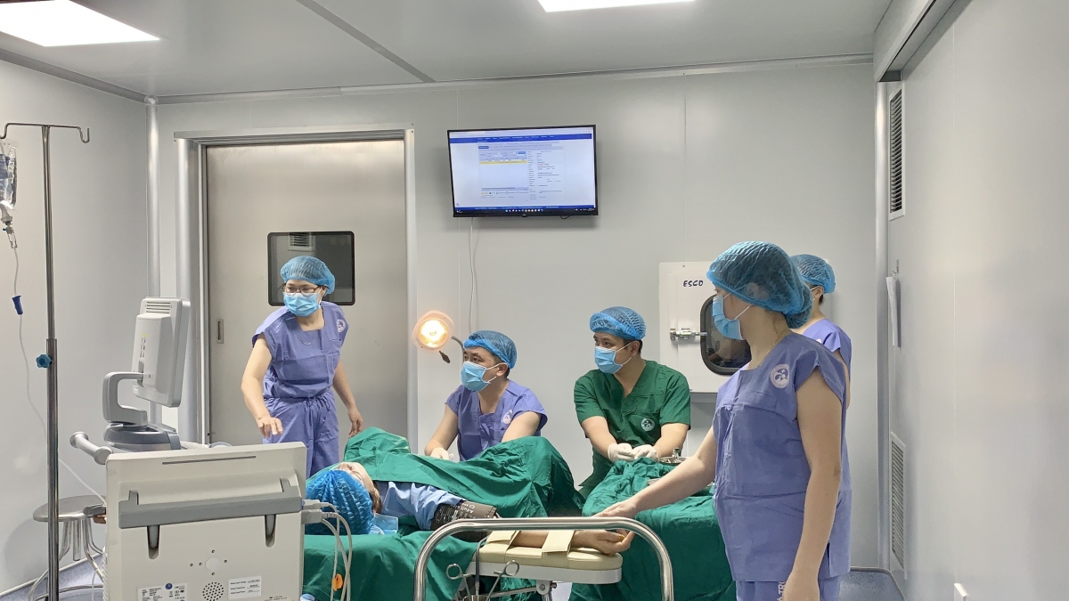 Hình ảnh ca chọc trứng tại Trung tâm Hỗ trợ sinh sản – Bệnh viện Sản Nhi Vĩnh Phúc