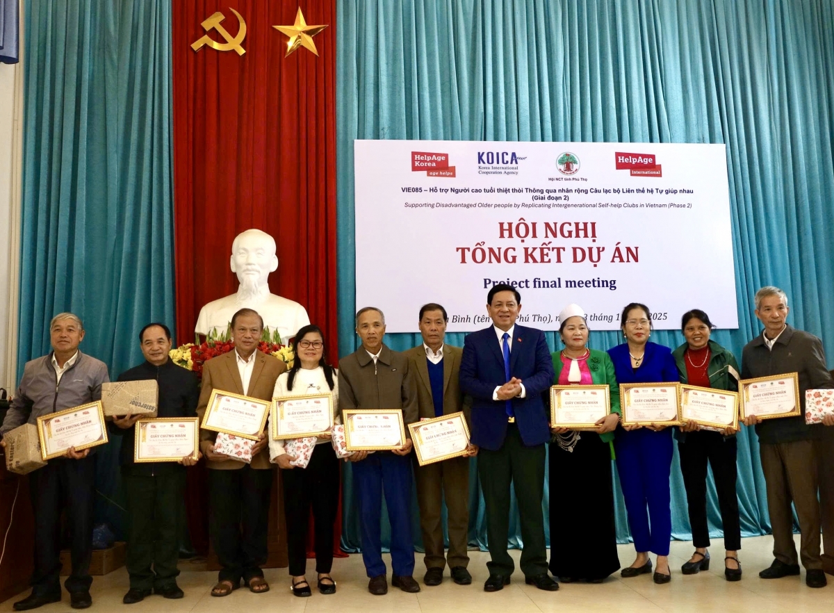 CLB Liên thế hệ Tự giúp nhau: Dấu ấn nổi bật từ Dự án VIE085 tại Phú Thọ