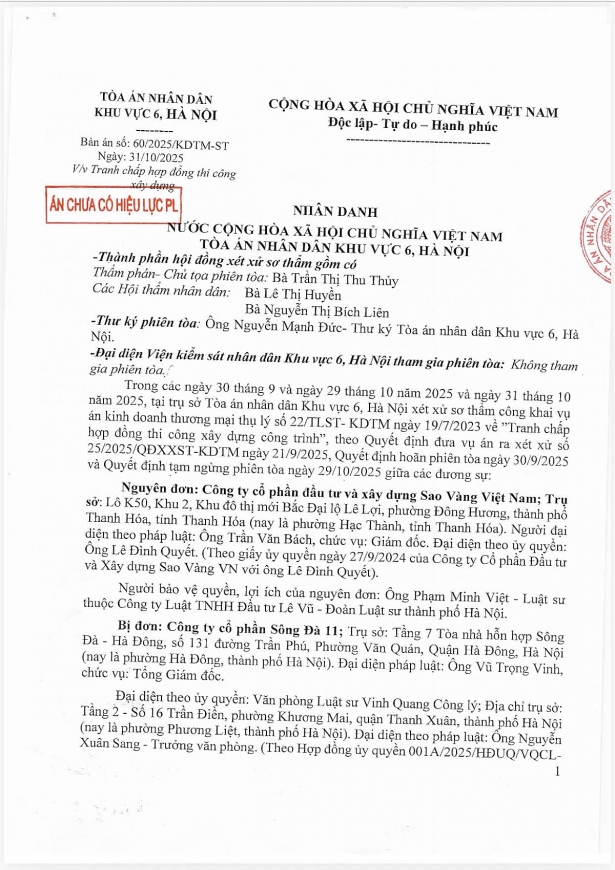 Công ty Cổ phần Đầu tư và Xây dựng Sao Vàng Việt Nam