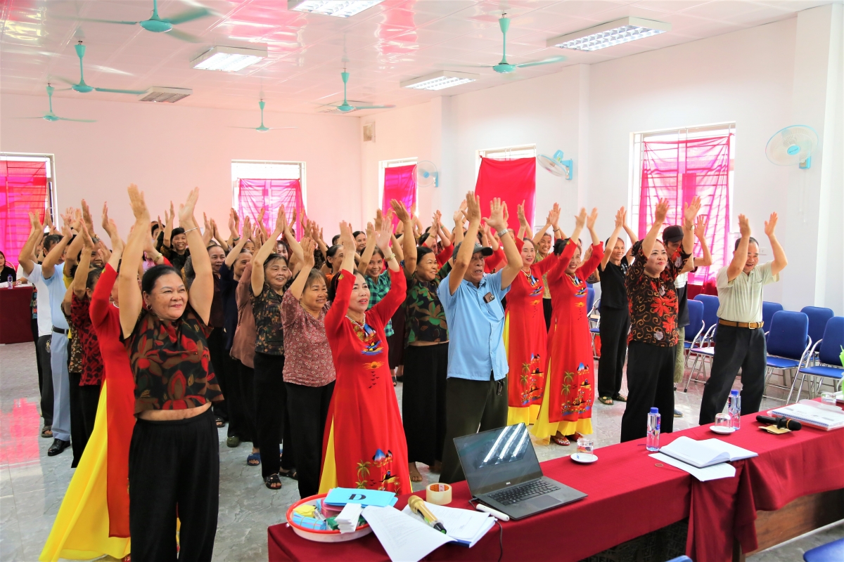 Hoạt động sôi nổi của CLB LTHTGN thôn Đoài Khê, TP Hà Nội