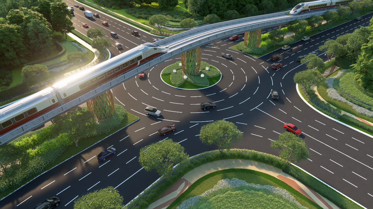 Tàu LRT tại Phú Quốc chạy ngầm, trên cao và mặt đất, kết nối từ Cảng Hàng không Quốc tế Phú Quốc đến Trung tâm Hội nghị và Triển lãm APEC