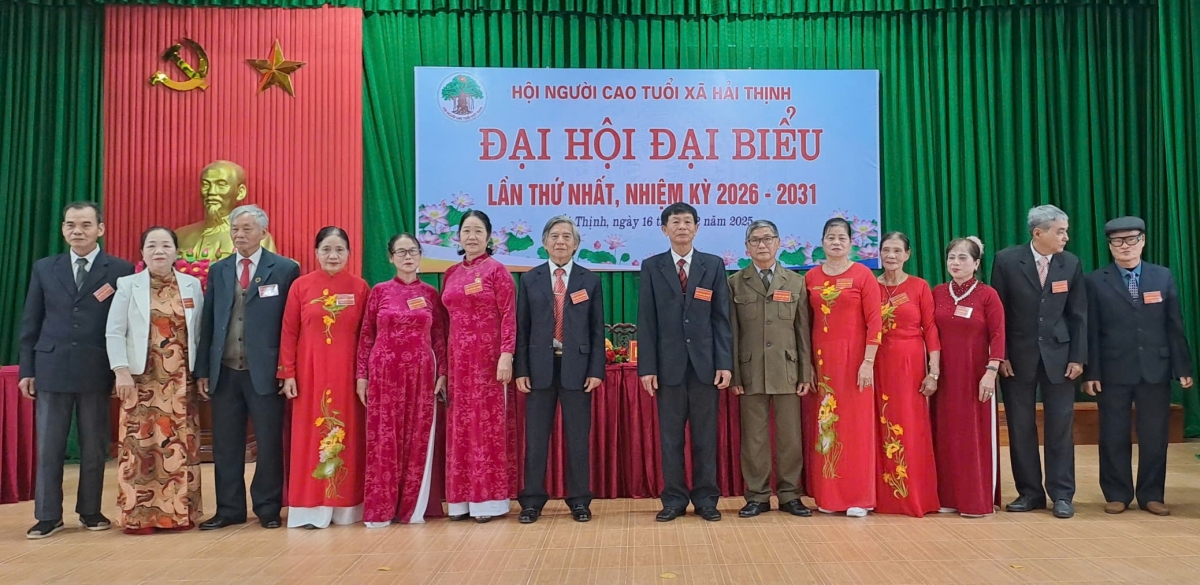 Ban Chấp hành Hội NCT xã Hải Thịnh ra mắt Đại hội