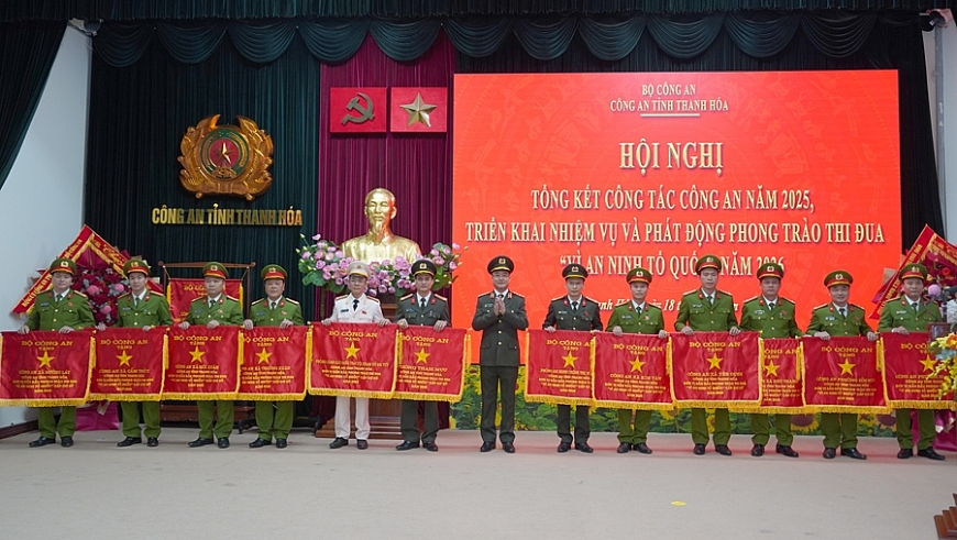 Dấu ấn nổi bật của Công an tỉnh Thanh Hóa năm 2025