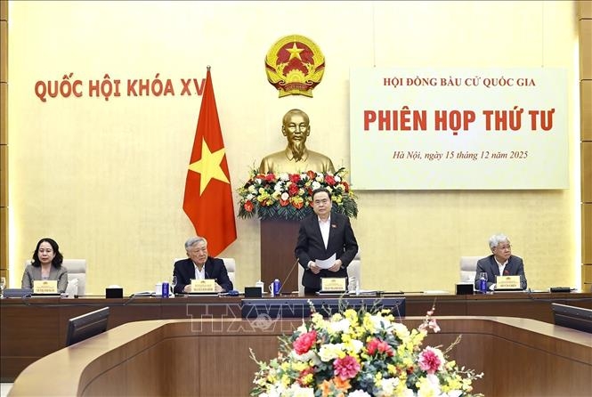 Chủ tịch Quốc hội Trần Thanh Mẫn, Chủ tịch Hội đồng Bầu cử quốc gia phát biểu