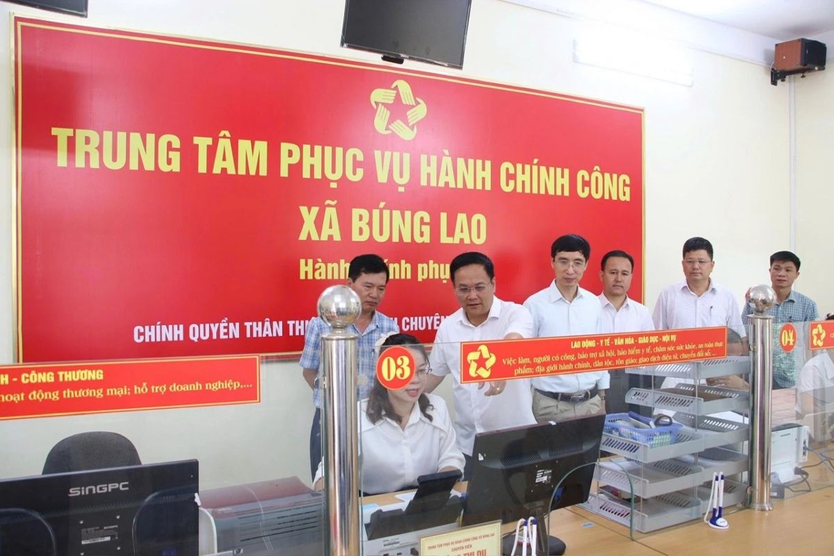 100  đơn vị hành chính cấp xã đã được trang bị đầy đủ máy móc, bảo đảm điều kiện hoạt động của mô hình tổ chức bộ máy mới