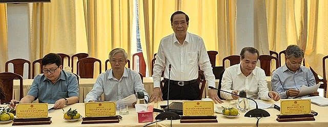 Ông Nguyễn Thanh Bình – Phó Chủ tịch Ủy ban Quốc gia về Người cao tuổi, Chủ tịch Trung ương Hội Người cao tuổi Việt Nam phát biểu tại buổi làm việc