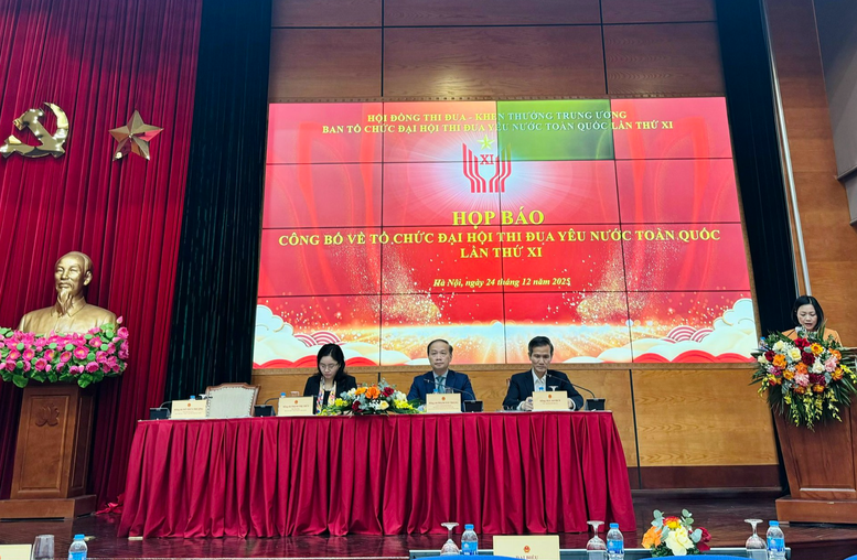 Họp báo công bố về tổ chức Đại hội thi đua yêu nước toàn quốc lần thứ XI
