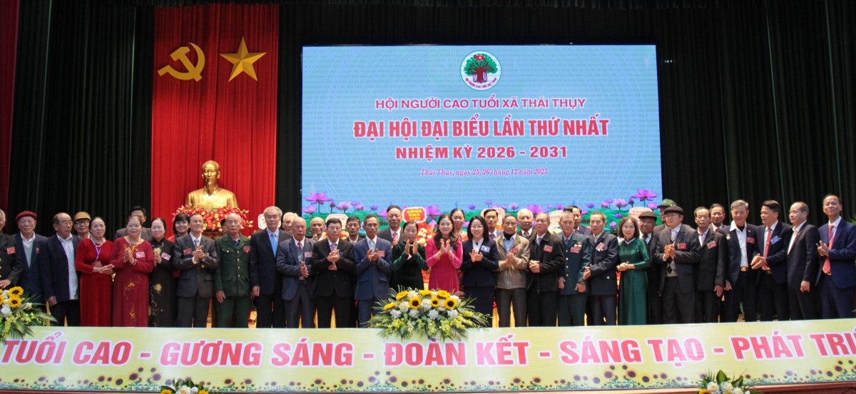 Xã Thái Thụy, tỉnh Hưng Yên tổ chức thành công Đại hội điểm Hội NCT