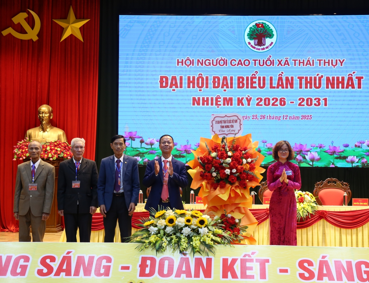 Xã Thái Thụy, tỉnh Hưng Yên tổ chức thành công Đại hội điểm Hội NCT