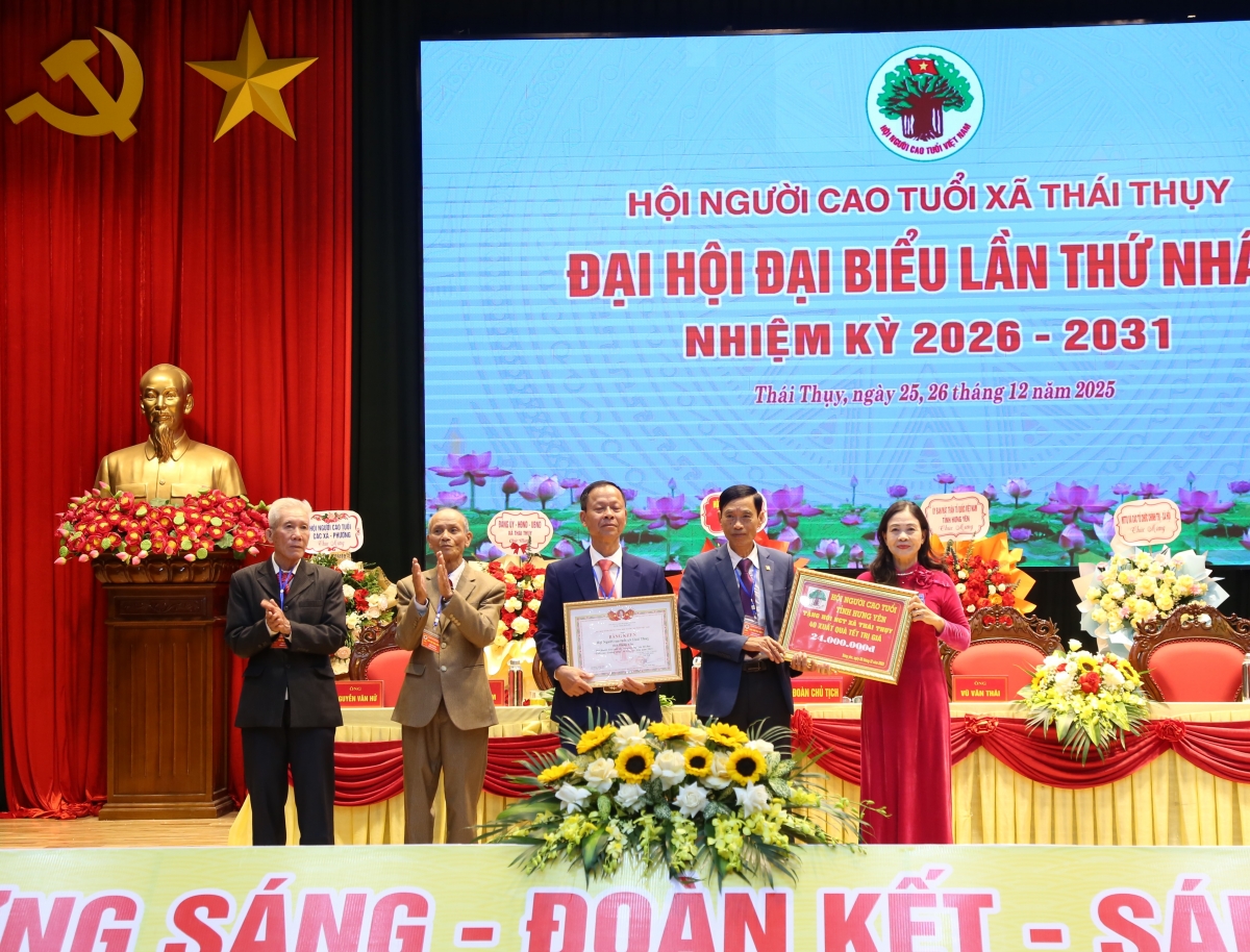 Xã Thái Thụy, tỉnh Hưng Yên tổ chức thành công Đại hội điểm Hội NCT