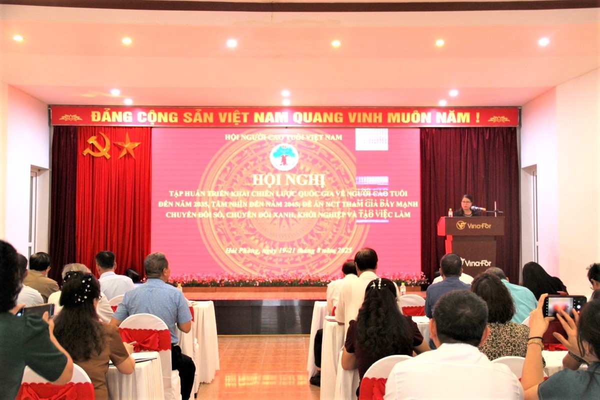 Hội nghị tập huấn triển khai Chiến lược Quốc gia về NCT đến năm 2035, tầm nhìn đến năm 2045 tổ chức tại TP Hải Phòng