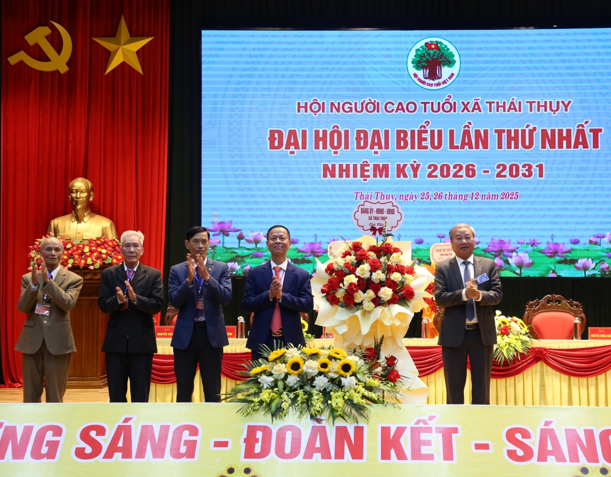 Xã Thái Thụy, tỉnh Hưng Yên tổ chức thành công Đại hội điểm Hội NCT