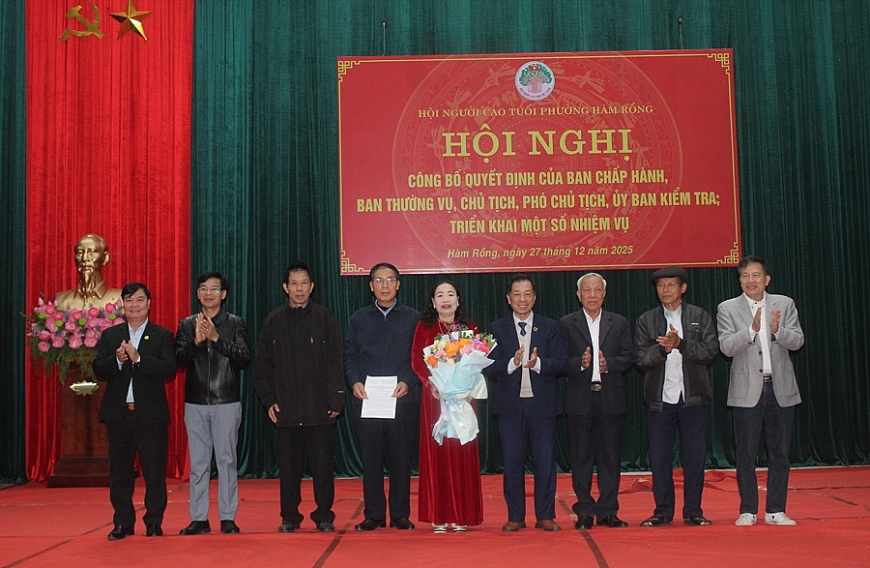 Thanh Hóa: Ra mắt Hội Người cao tuổi phường Hàm Rồng