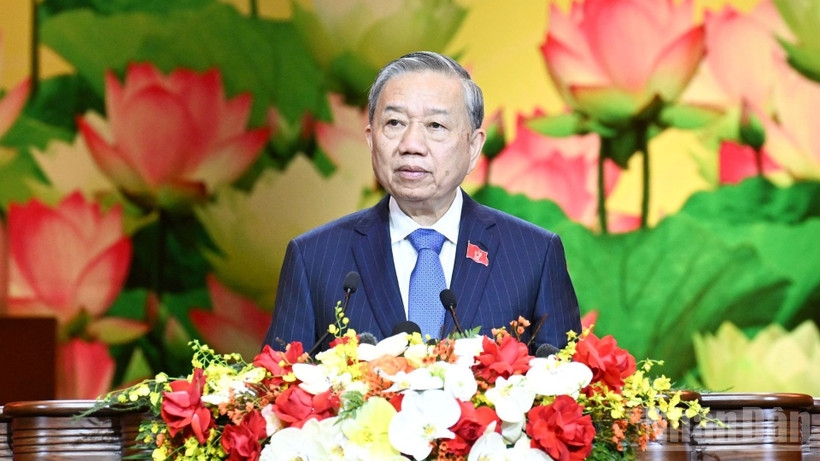 Tổng Bí thư Tô Lâm phát biểu chỉ đạo Đại hội