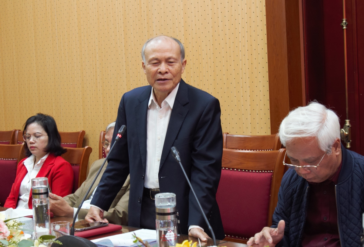 Ông Trần Viết Lưu, Phó Chánh Văn phòng Trung ương Hội phát biểu tại Hội nghị