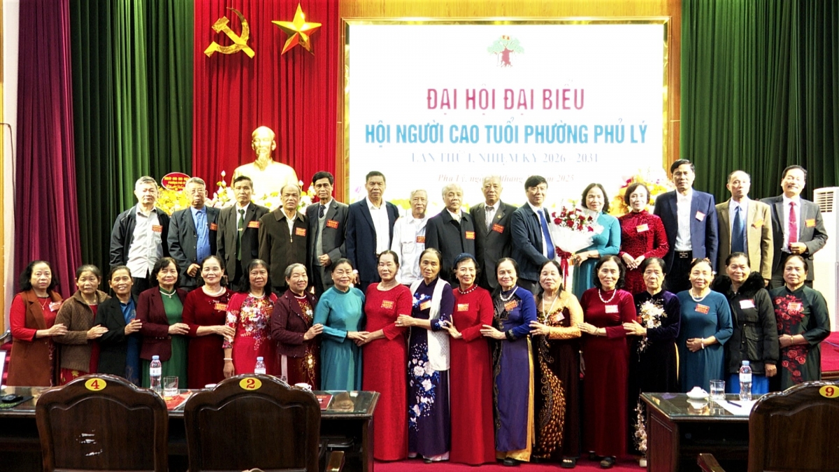 Ban Chấp hành Hội NCT phường Phủ Lý ra mắt Đại hội