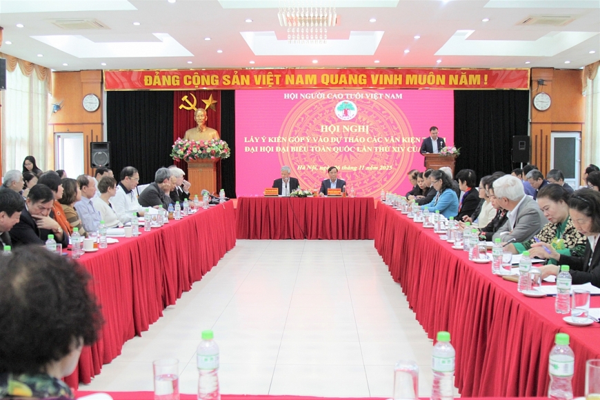 Hội NCT Việt Nam góp ý Văn kiện Đại hội XIV của Đảng.