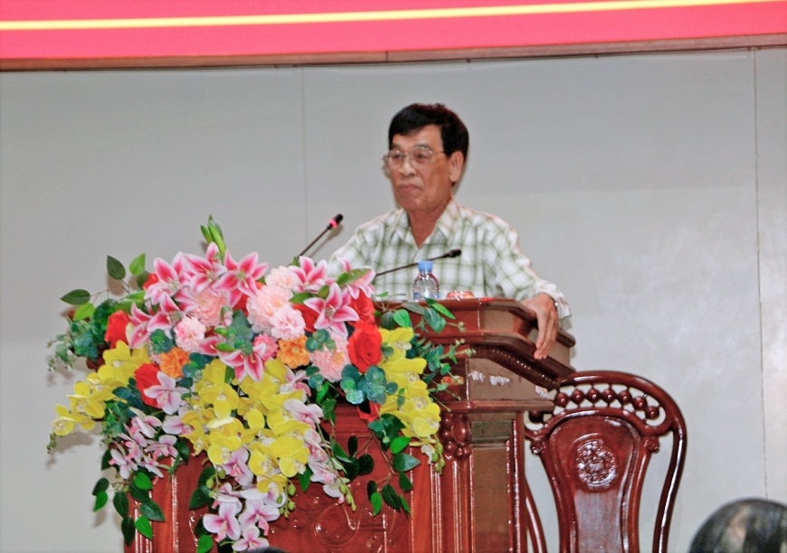 Ông Lê Quang Hân, Chủ tịch Hội NCT tỉnh An Giang: 