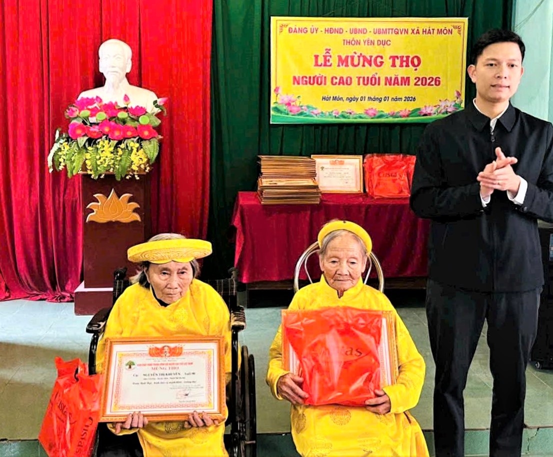 Các thôn đồng loạt tổ chức chúc thọ, mừng thọ NCT
