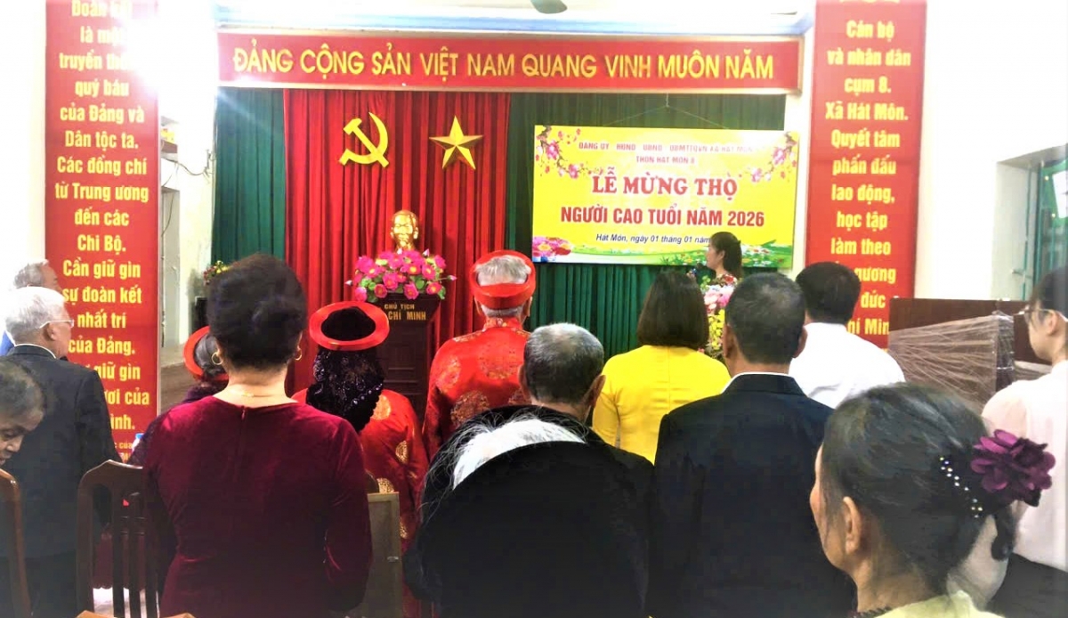 Các thôn đồng loạt tổ chức chúc thọ, mừng thọ NCT