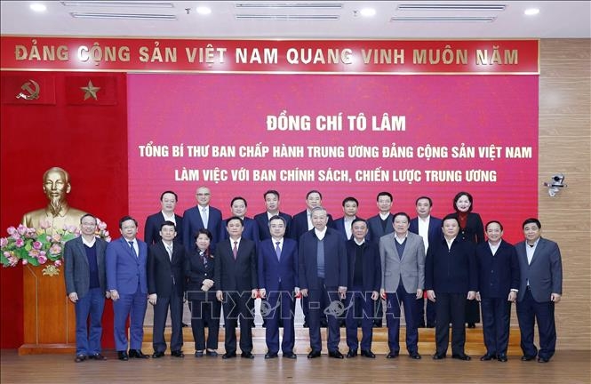 Tổng Bí thư Tô Lâm và các đại biểu