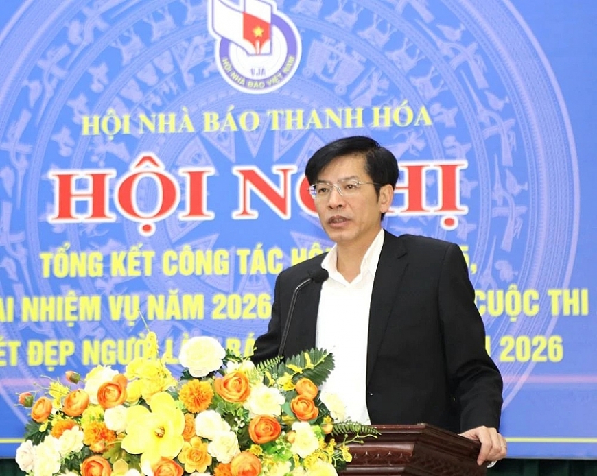 Hội Nhà báo Thanh Hóa tổ chức hội nghị tổng kết công tác năm 2025