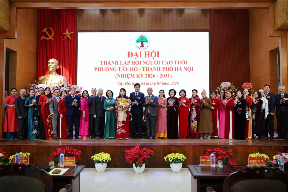 Hội NCT phường Tây Hồ ra mắt trong dấu mốc chuyển mình của cơ sở