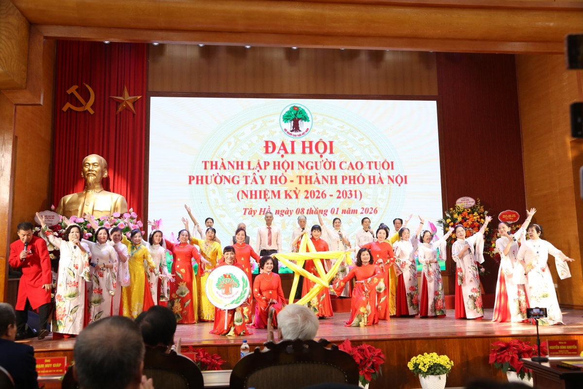 Hội NCT phường Tây Hồ ra mắt trong dấu mốc chuyển mình của cơ sở