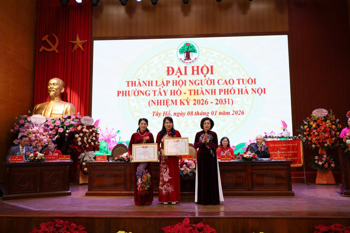 Hội NCT phường Tây Hồ ra mắt trong dấu mốc chuyển mình của cơ sở