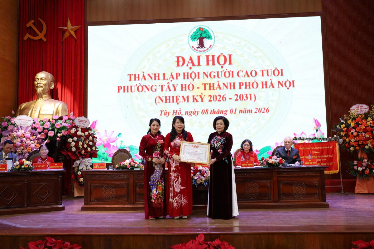 Hội NCT phường Tây Hồ ra mắt trong dấu mốc chuyển mình của cơ sở