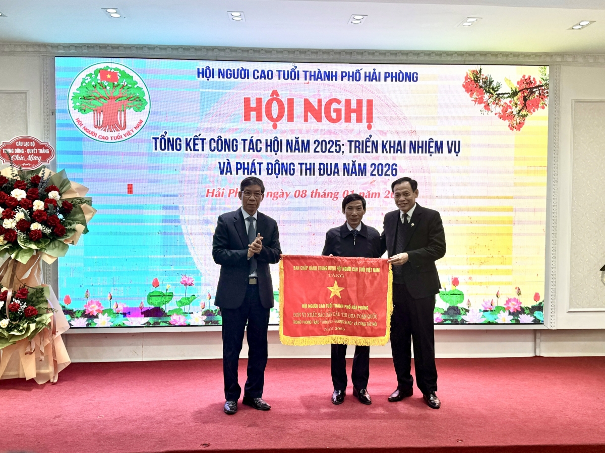 Hội Người cao tuổi Hải Phòng: Lá cờ đầu phong trào thi đua năm 2025