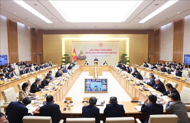 Hội nghị trực tuyến toàn quốc thúc đẩy đầu tư công năm 2025 và năm 2026